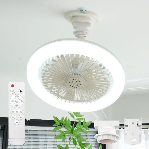 シーリングファンライト led ファン付き照明 扇風機 リモコン付き 6畳 換気 空気循環 省エネ シーリングライト