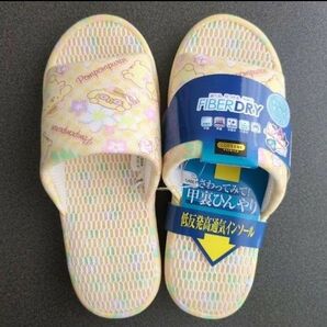 新品 サンリオ ポムポムプリン スリッパ ルームシューズ 夏
