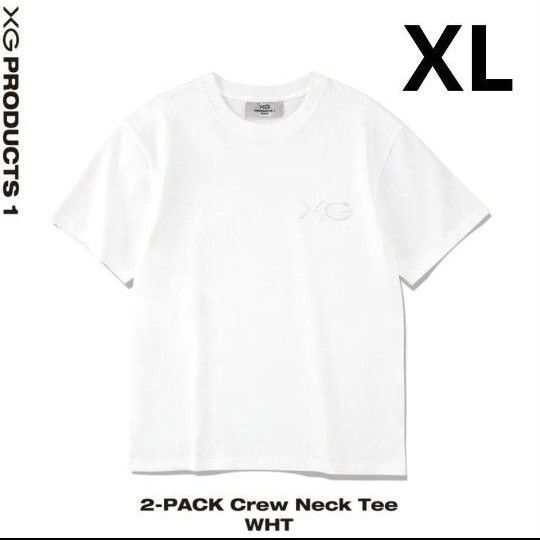 XG Tシャツ ホワイト Crew Neck Tee XL グッズ