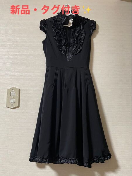 【新品・タグ付き】axes femme 半袖 ワンピース 黒