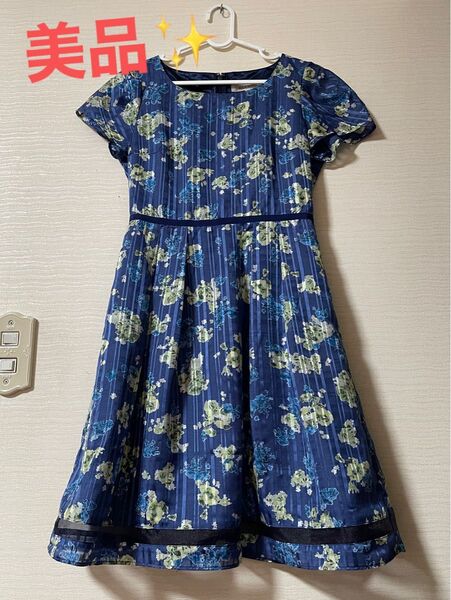 【美品】MISCH MASCH 花柄ワンピース 半袖