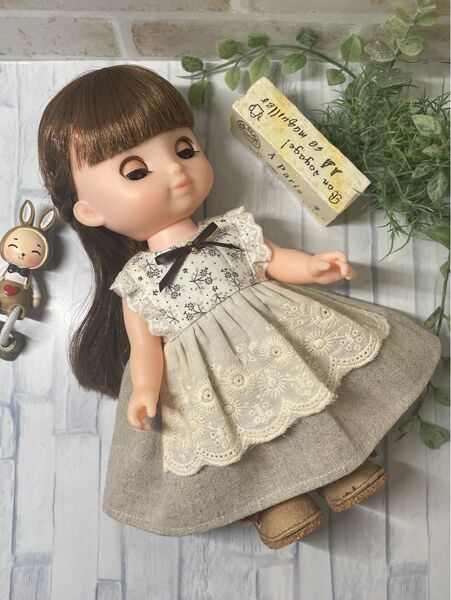【オーダー】ソランちゃん*メルちゃん*ナチュラルワンピース396
