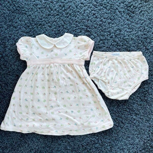 美品 ラルフローレン ワンピース 70cm 女の子 子供服 ベビー服 半袖