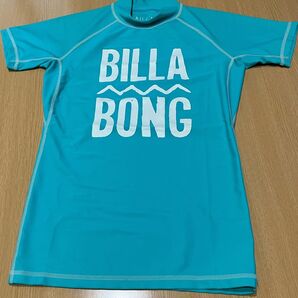 BILLA BONG ラッシュガード 半袖 Lサイズ ターコイズ 未使用