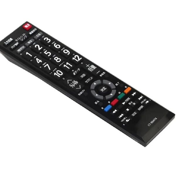 AA41 オーディオファン テレビリモコン 東芝用CT-90476 互換性 液晶テレビ 専用 設定不要