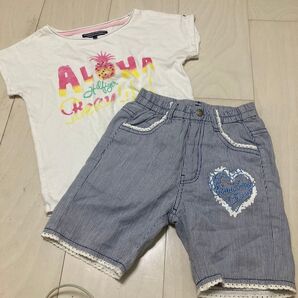 女の子 ティシャツ パンツ 100