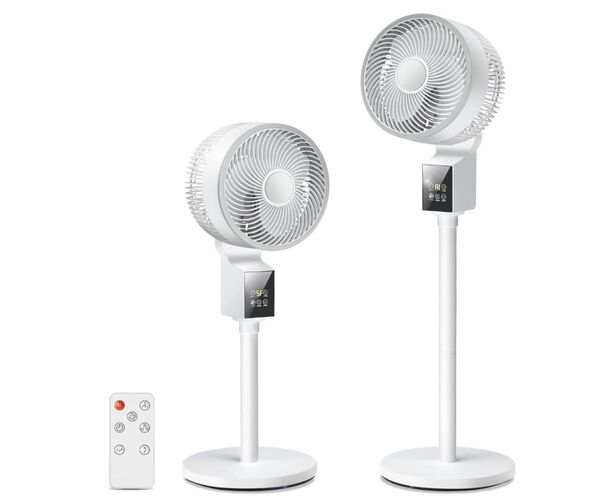 サーキュレーター扇風機18段階風量 4つモード 12時間入/切タイマー タッチパネル&リモコン付き