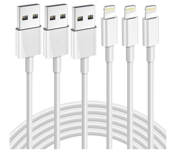 iphone 充電ケーブル2M 3本セット lightning 2.4A急速充電