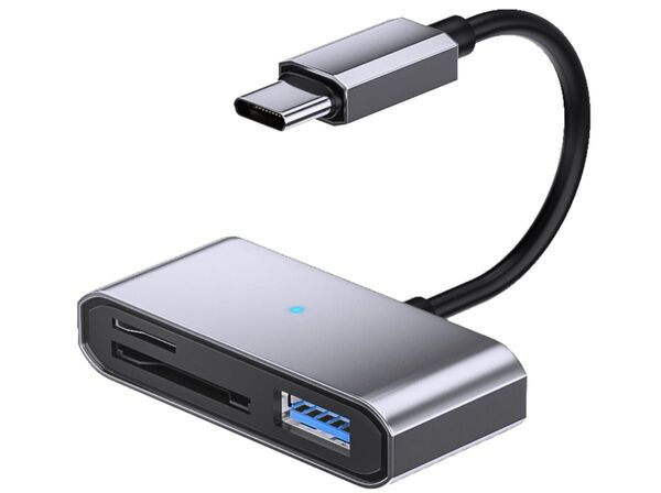 USB Type-C sdカードリーダー 3in1 USB/SD/TF変換アダプタ
