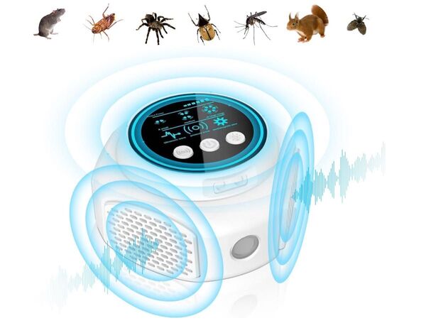 ネズミ駆除超音波高性能 電磁波 364つのスピーカー 害虫駆除器日本語説明書 白
