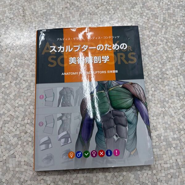 スカルプターのための美術解剖学 アルディス・ザリンス/著 サンディス・コンドラッツ/著 Bスプラウト/訳