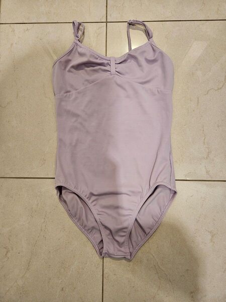 バレエ用品 レッスン用レオタード ライトパープル Mサイズ 日本製