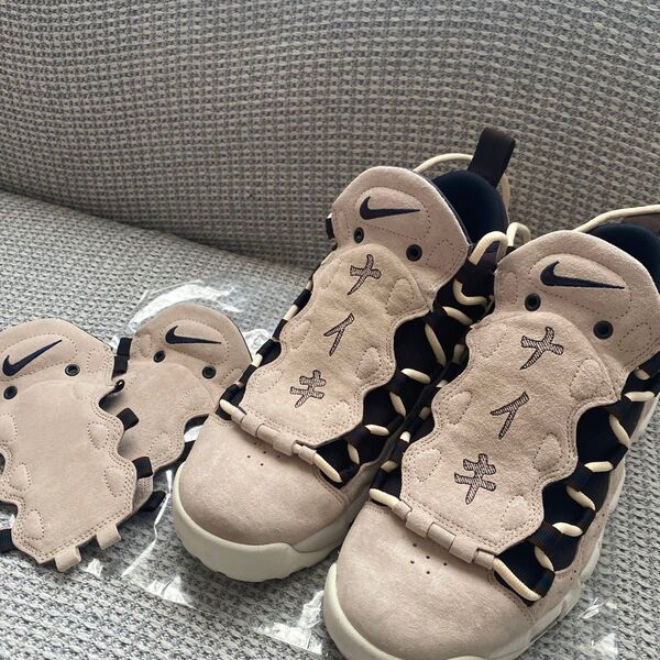 NIKE ナイキ エアモアマネー Air More Money 26cm ベージュ エアモア マネー 2017年 スニーカー