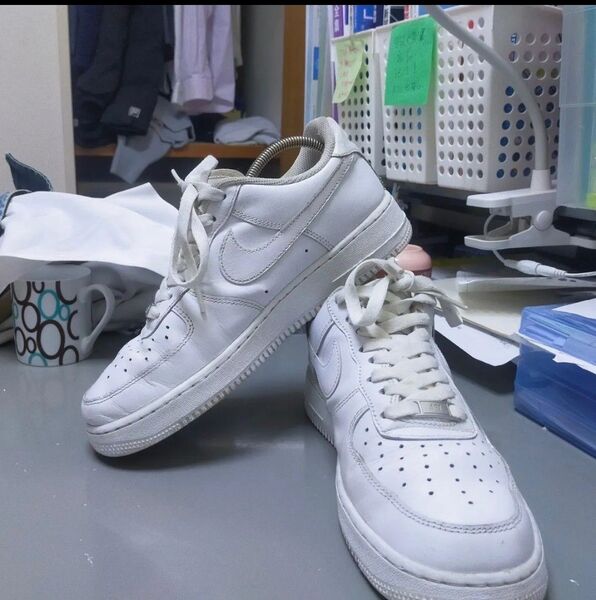 ナイキNike AirForce 1 Low White 1 07 26cm
