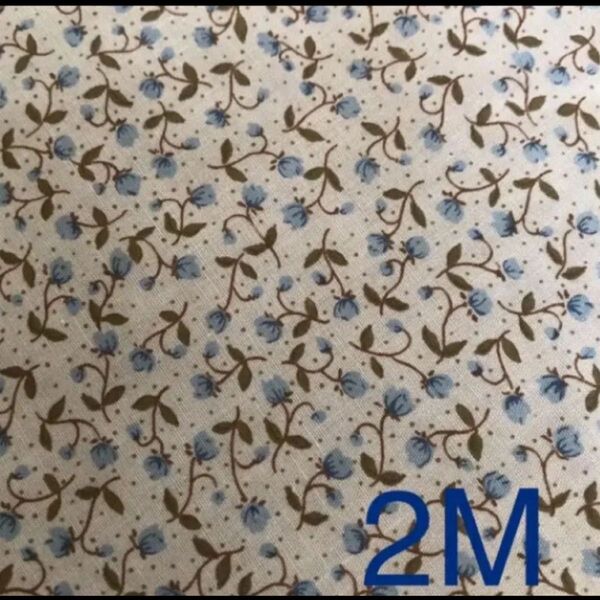 花柄 シーチング ハギレ 2M