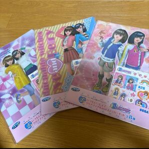 オシャレ魔女ラブandベリー セガ ラッキーくじ E賞 クリアファイル ステッカー セット