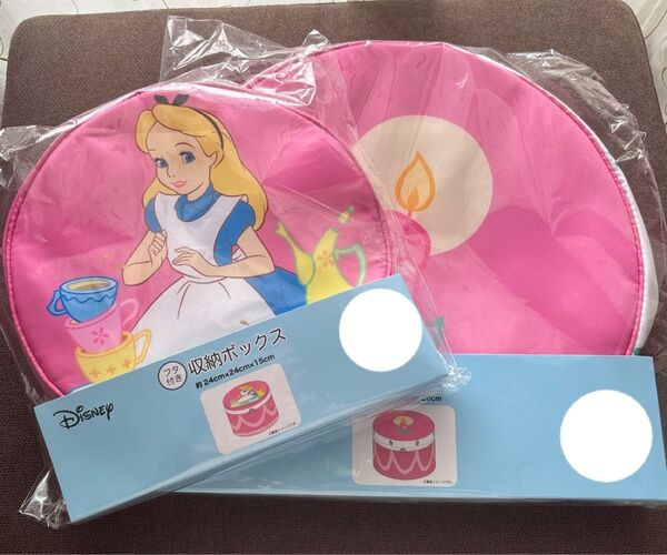 ちはる 不思議の国のアリス 収納ボックス 2個セット 大 小 ディズニー アリス しまむら Disney