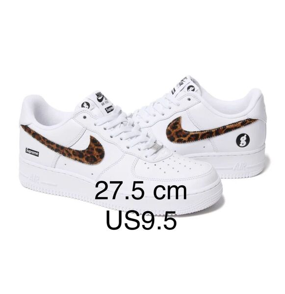 GOODENOUGH Supreme Nike Air Force 1 US9.5. 27.5cm
