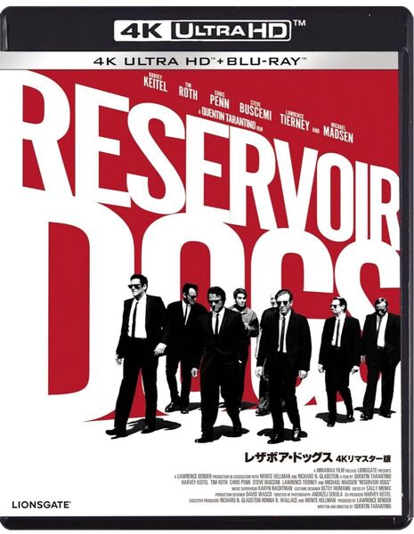 レザボア・ドッグス 4Kリマスター版 Ultra HD Blu-ray+Blu-ray ブルーレイ