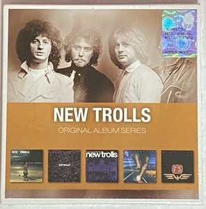NEW TROLLS ORIGINAL ALBUM SERIES 5CD BOX ニュー・トロルス SENZA ORARIO SENZA BANDIERA CONCERTO GROSSO PER I ALDEBARAN F.S.