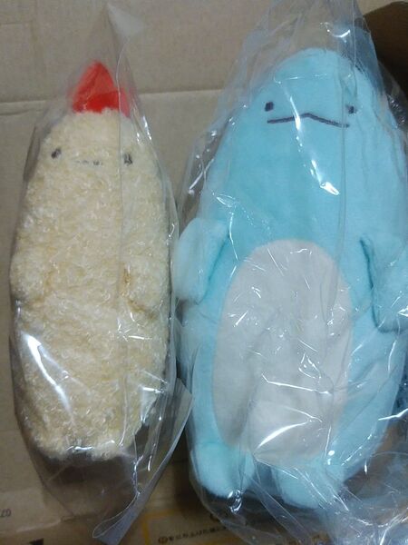 すみっコぐらし もしもすみっコが進化したら? ぬいぐるみ (S) えびふらいのしっぽ 進化B とかげ 進化C 2体セット