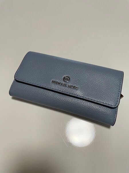 【美品】マイケルコース 長財布 ライトブルー