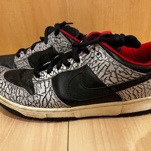 supreme×NIKE SB DUNK LOW Pro ブラック×レッド28cm