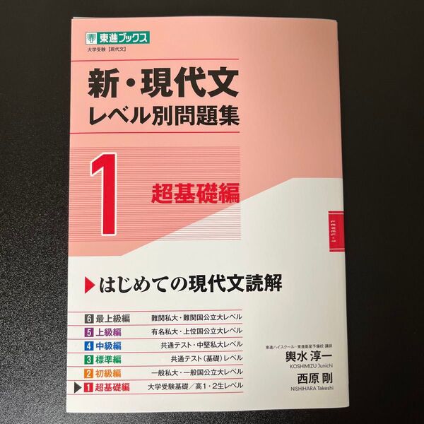 新・現代文レベル別問題集 大学受験 1 (東進ブックス レベル別問題集シリーズ) 輿水淳一/著 西原剛/著