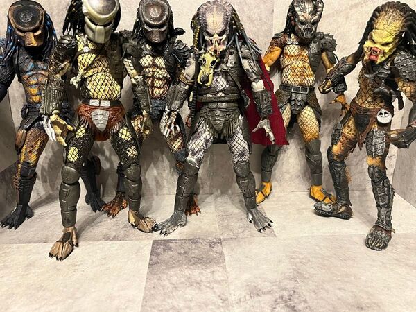 ジャンク NECA プレデター フィギュア 6体セット