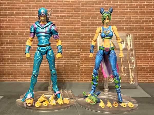 ジョジョの奇妙な冒険 超像可動 徐倫 ジョニィ フィギュア