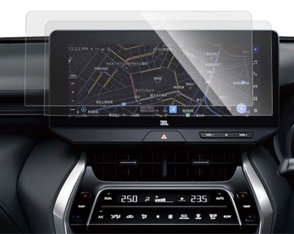 トヨタ ハリアー 80系 / ハリアー PHEV 12.3インチ ナビ画面 強化ガラス保護フィルム1点