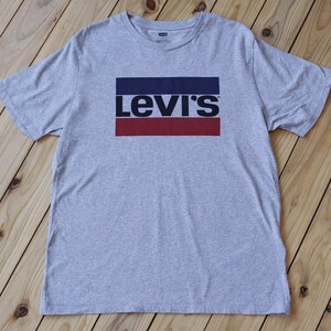 USA古着 リーバイス Levis 半袖Tシャツ メンズ Lサイズ ブランドロゴ 美品 アメリカ仕入 アメカジ 赤タブ サンフランシスコ T0654