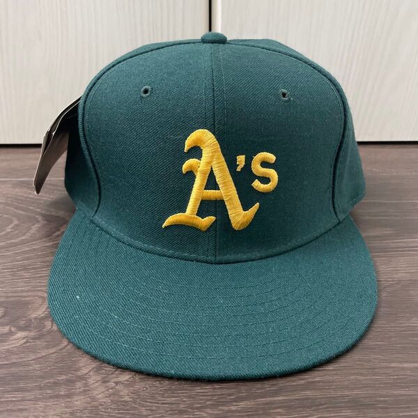 K16 ニューエラ 59fifty アスレチックス usa ヴィンテージ2000