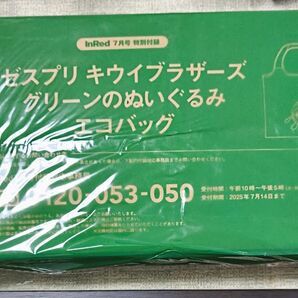 ゼスプリ キウイブラザーズ エコバッグ ぬいぐるみ InRed 7月号