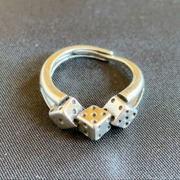 ダイス サイコロ ヴィンテージ リング シルバー メキシカン silver925 指輪 フリーサイズ メンズ チンチロリン