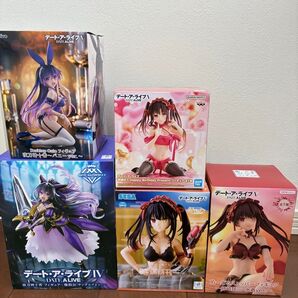 【新品未開封】デートアライブ フィギュア 5点セット 時崎狂三、夜刀神十香