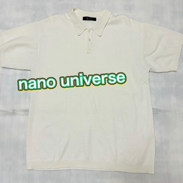 ナノユニバース nano universe ポロシャツ 半袖ポロシャツ 半袖 半袖ポロ