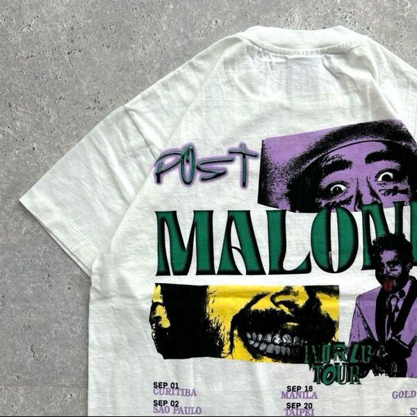 ポストマローン Tシャツ シングルステッチ 両面プリント L