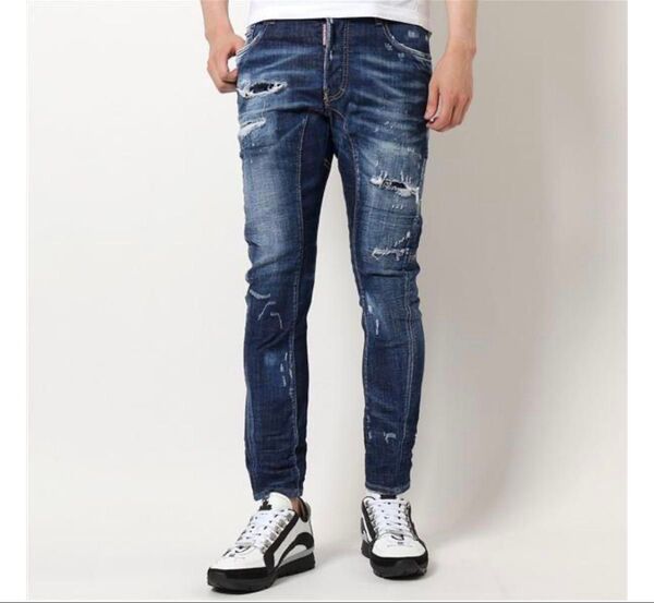 dsquared2 ディースクエアード TIDY BIKER JEAN バイカー 42