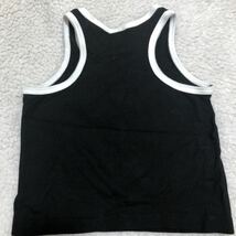 ★美品 殆ど着用せず コムサイズム ランニング シャツ タンクトップ 黒 80 Tシャツ 半袖 comme ca ism ベビー綿100 男女兼用 男の子 女の子_画像3