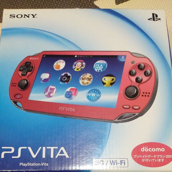 PlayStation Vita 3G/Wi-Fiモデル コズミック・レッド 限定版 PCH-1100 AB03