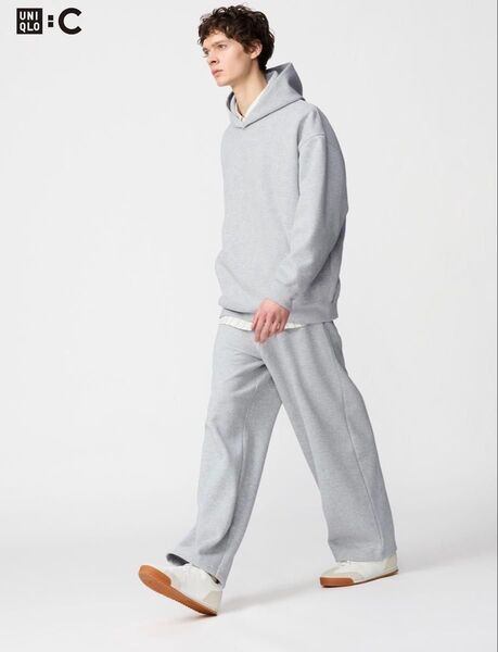 ユニクロ スウェットワイドパンツ