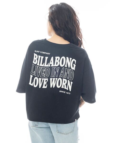 BILLABONG FLAG LOGO LOOSE CROPPED TEE Tシャツ 【LOOSE CROPPED】2025
