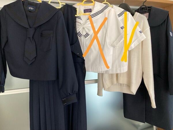 コスプレセーラー制服セット冬服夏服サマーセーター春コート4点バラ売り可