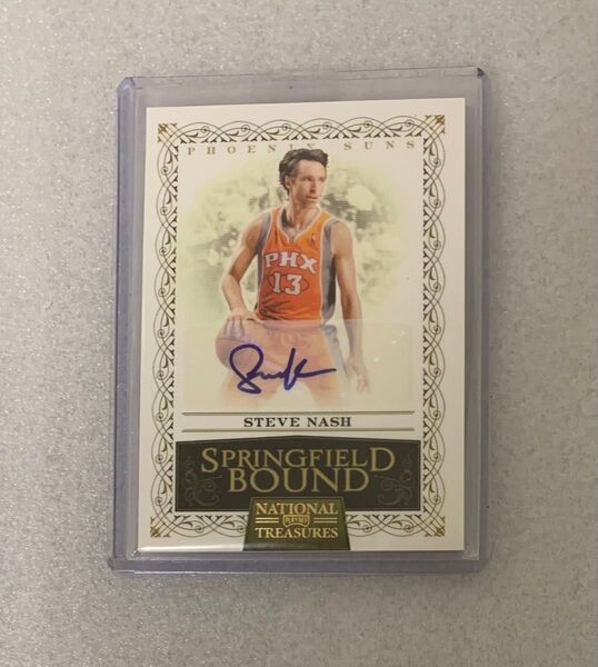 /25 Auto Steve Nash Panini National Treasures 2011 直書サイン入り NBAカード