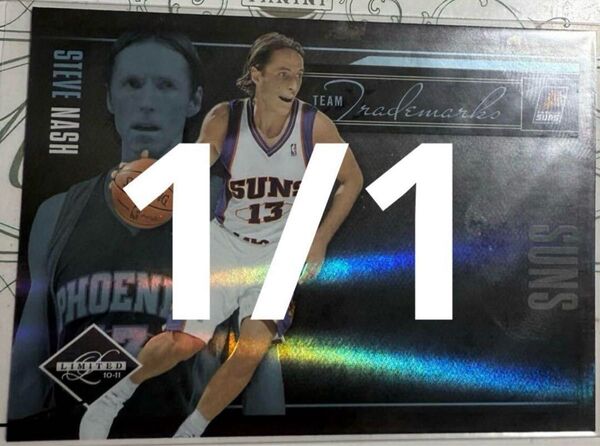 鬼レア 1/1 Steve Nash Panini Limited 2010-11 1枚限定 レジェンド ナッシュ NBAカード