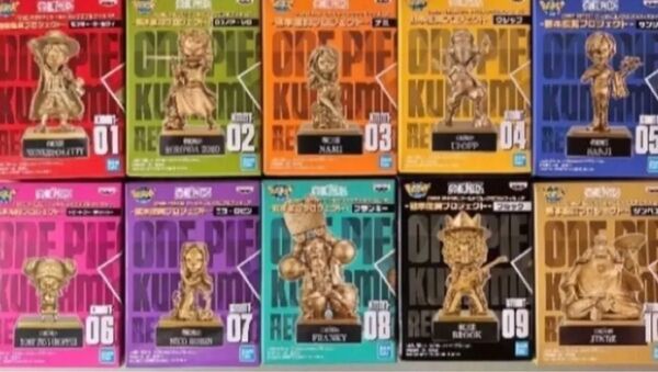 【新品未開封】ONE PIECE 熊本復興プロジェクト ワンピース像ミニフィギュア 10体セット