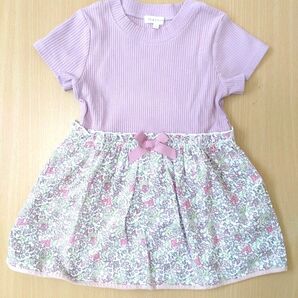【子供服】3can4on ワンピース パープル系 120サイズ