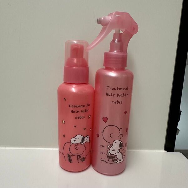 orbis スヌーピー ヘアミルク ヘアウォーター 2個セット オルビス 限定 SNOOPY