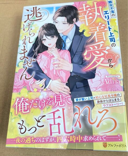 難攻不落のエリート上司の執着愛から逃げられません (Eternity BOOKS2025/2) Adria 初版